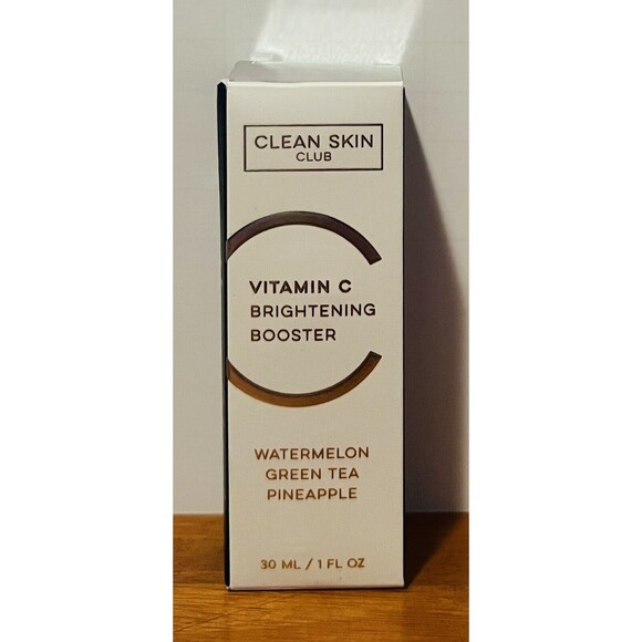 Clean Skin Club Vitamin C Brightening Booster Green Tea Watermelon Pineapple - Picture 2 of 6